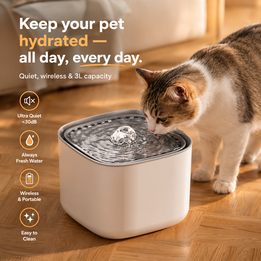 AquaPaw™ Wireless Pet Fountain